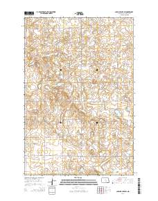 Alkaline Lake SW 2014 topographic map thumbnail