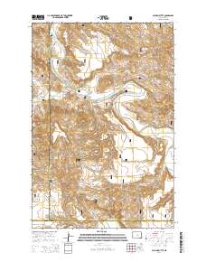 Bullion Butte 2014 topographic map thumbnail