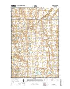 Benedict NW 2014 topographic map thumbnail