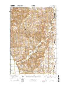 Burnt Butte 2014 topographic map thumbnail