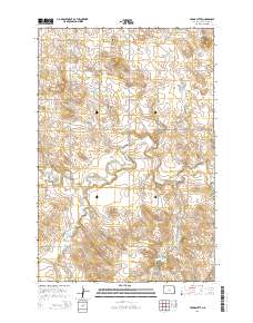 Cedar Butte 2014 topographic map thumbnail