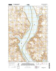 Cannon Ball SE 2014 topographic map thumbnail