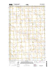 Antler NW 2014 topographic map thumbnail