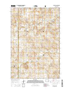 Belfield SW 2014 topographic map thumbnail