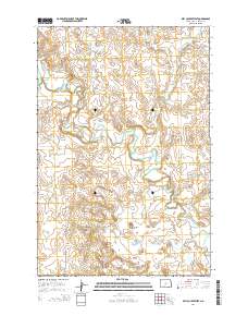 Bell Coulee West 2014 topographic map thumbnail