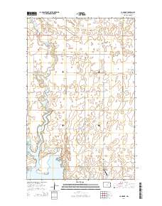 Cando NE 2014 topographic map thumbnail