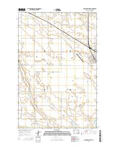 Carrington West 2014 topographic map thumbnail