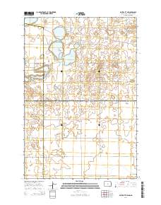 Claire City NW 2014 topographic map thumbnail