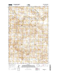 Ehler Lake 2014 topographic map thumbnail