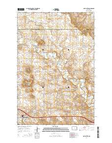 Davis Buttes 2014 topographic map thumbnail