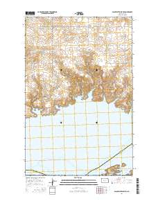 Blackwater Lake SE 2014 topographic map thumbnail