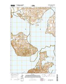 Grahams Island 2014 topographic map thumbnail