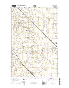 Coteau 2014 topographic map thumbnail