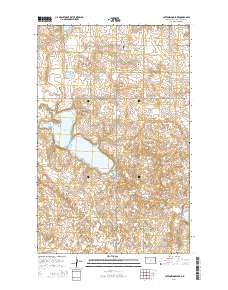 Cottonwood Lake 2014 topographic map thumbnail