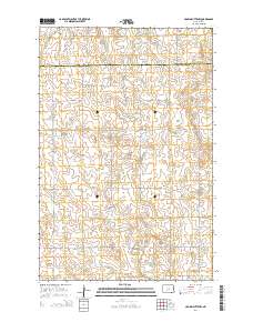 Crown Butte NW 2014 topographic map thumbnail