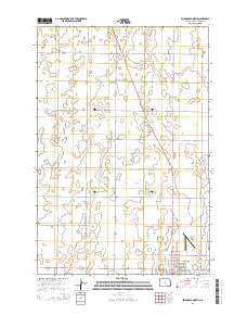 Ellendale North 2014 topographic map thumbnail