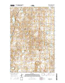 Garrison NE 2014 topographic map thumbnail