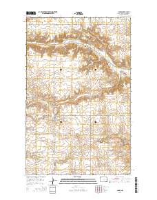 Hanks 2014 topographic map thumbnail