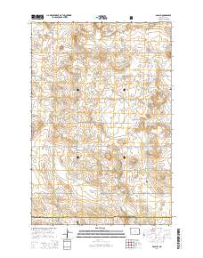 Daglum 2014 topographic map thumbnail