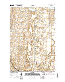 Enderlin North 2014 topographic map thumbnail