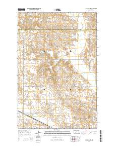 Glen Ullin NW 2014 topographic map thumbnail