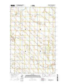 Grand Forks SW 2014 topographic map thumbnail