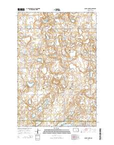 Gackle North 2014 topographic map thumbnail