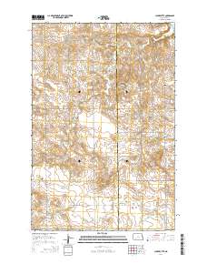 Clark Butte 2014 topographic map thumbnail