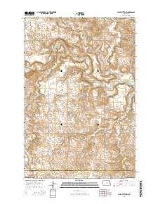 Clark Butte NW 2014 topographic map thumbnail
