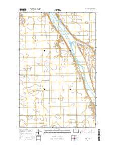 Landa SW 2014 topographic map thumbnail