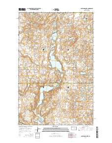 Lostwood Lakes 2014 topographic map thumbnail