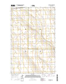Lansford SW 2014 topographic map thumbnail