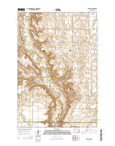 Kathryn 2014 topographic map thumbnail