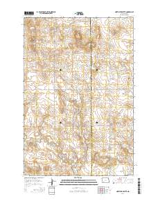 North Star Butte 2014 topographic map thumbnail