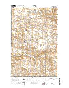 Grenora 2014 topographic map thumbnail