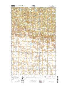 Lake Upsilon SW 2014 topographic map thumbnail