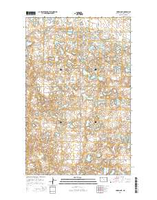 Palermo NE 2014 topographic map thumbnail