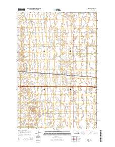 Oriska 2014 topographic map thumbnail