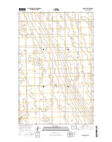 Mohall SW 2014 topographic map thumbnail