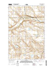 Oberon SW 2014 topographic map thumbnail