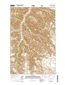 Petes Creek 2014 topographic map thumbnail