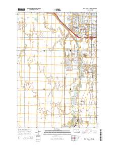West Fargo South 2014 topographic map thumbnail
