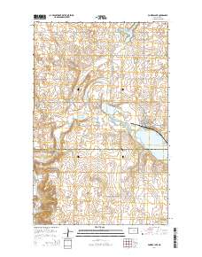 Powers Lake 2014 topographic map thumbnail
