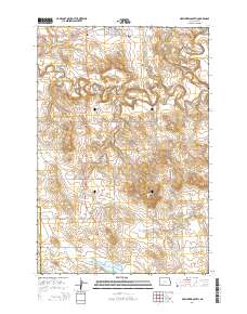New Leipzig South 2014 topographic map thumbnail