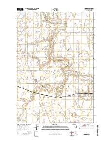 Monango 2014 topographic map thumbnail