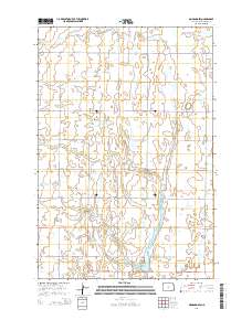 Monango SW 2014 topographic map thumbnail