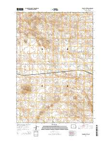 Talbot Butte 2014 topographic map thumbnail