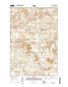 Wolf Butte 2014 topographic map thumbnail