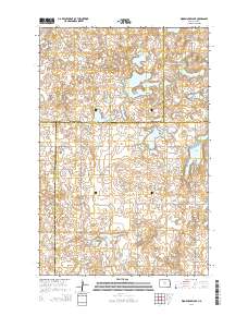 Woodhouse Lake 2014 topographic map thumbnail
