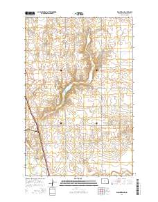 Washburn NE 2014 topographic map thumbnail